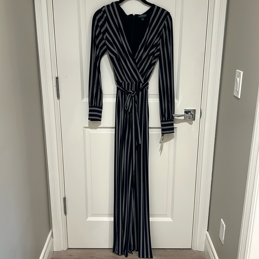 Ralph laurenpinstripe jumpsuit